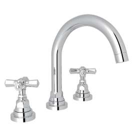 C-Spout Widespread Lavatory Faucet with 8-1/2