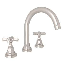 C-Spout Widespread Lavatory Faucet with 8-1/2