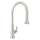 Italian Kitchen Patrizia A3420LMPN-2 Pull-Down Kitchen Faucet With Metal Lever Handle In Polished Nickel