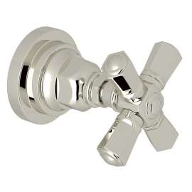 San Giovanni A4924XMPNTO 1/2-in Thermostatic/Diverter Control Trim with Cross Handle in Polished Nickel
