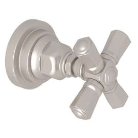 San Giovanni A4924XMSTNTO 1/2-in Thermostatic/Diverter Control Trim with Cross Handle in Satin Nickel