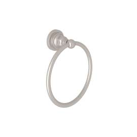 Italian San Giovanni A1485LISTN Towel Ring in Satin Nickel