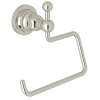 Italian San Giovanni A1492LIPN Open Toilet Paper Holder in Polished Nickel