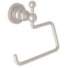 Italian San Giovanni A1492LISTN Open Toilet Paper Holder in Satin Nickel