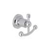 Italian Campo A1481IWAPC Double Robe Hook in Polished Chrome