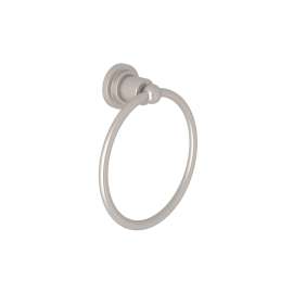 Italian Campo A1485IWSTN Towel Ring in Satin Nickel