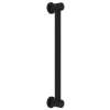 18-in Decorative Grab Bar in Matte Black