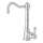 Column Spout Hot Water Dispenser Faucet With Metal Lever Handle In Polished Chrome