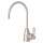 Holborn C-Spout Hot Water Faucet With Contemporary Metal Lever Handle In Satin Nickel