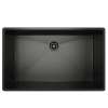 Single Bowl Kitchen Sink in Black Stainless Steel