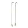 Floor Pillar Legs or Supply Unions - Set of 2 in Polished Nickel