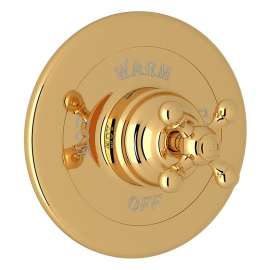Arcana AC110X-IB Pressure Balance Trim with Cross Handle and without Diverter in Italian Brass