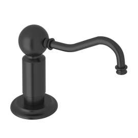 De Lux Kitchen Soap and Lotion Dispenser, In Matte Black