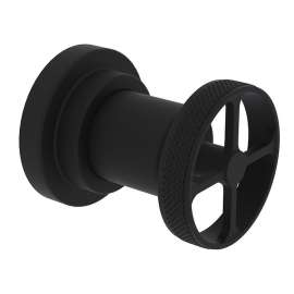 Trim for Volume Control and Diverter with Metal Campo Wheel in Matte Black