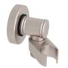 Baltera Handshower Outlet and Swiveling Handshower Holder in Satin Nickel