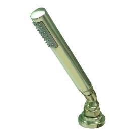 Deck Mounted Handshower Set with Metal Handshower in Satin Nickel