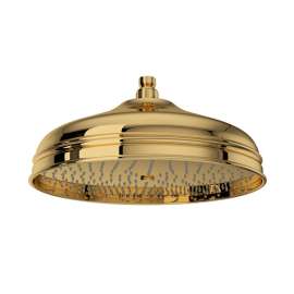 1047/8IB 12-in Rain Showerhead, Italian Brass