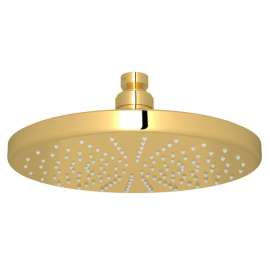 1075/8ULB 8-in Rain Showerhead, Unlacquered Brass