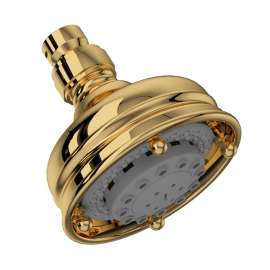 1085/8IB 4-in 3-Function Showerhead, Italian Brass