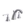 A1208LMAPC-2 Lombardia C-Spout Widespread Bathroom Faucet with Metal Lever Handle, Polished Chrome