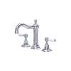 A1409LPAPC-2 Acqui Column Spout Widespread Bathroom Faucet with White Porcelain Lever Handle, Polished Chrome