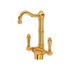 A1680LMIB-2 Acqui Single Hole Column Spout Bar and Food Prep Faucet, Italian Brass