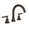 A2228LMTCB-2 Lombardia C-Spout Widespread Bathroom Faucet with Metal Lever Handle, Tuscan Brass