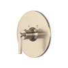 A4214LMSTN Lombardia Thermostatic Trim Plate without Volume Control with Metal Lever Handle, Satin Nickel