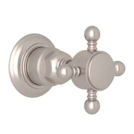 A4912XMSTNTO Trim for Volume Control and 4-Port Dedicated Diverter with Cross Handle, Satin Nickel