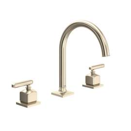 AP08D3LMSTN Apothecary Widespread Bathroom Faucet with C-Spout & Lever Handle, Satin Nickel