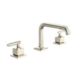 AP09D3LMPN Apothecary Widespread Bathroom Faucet with U-Spout & Lever Handle, Polished Nickel