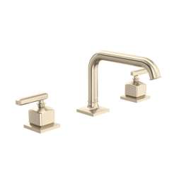 AP09D3LMSTN Apothecary Widespread Bathroom Faucet with U-Spout & Lever Handle, Satin Nickel