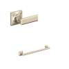 AP25WTB18STN Apothecary 18-in Towel Bar, Satin Nickel