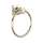 AP25WTRSTN Apothecary Towel Ring, Satin Nickel