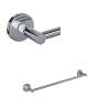 LO1/18APC Lombardia 18-in Wall Mount Single Towel Bar, Polished Chrome