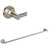 LO1/30PN Lombardia 30-in Wall Mount Single Towel Bar, Polished Nickel