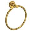 LO4ULB Lombardia Wall Mount Towel Ring, Unlacquered Brass