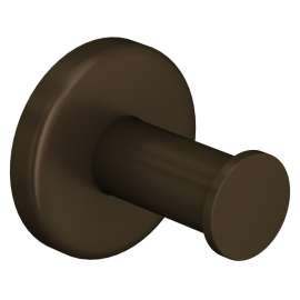 LO7TCB Lombardia Wall Mount Single Robe Hook, Tuscan Brass