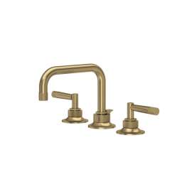 MB-2009LMAG-2 Graceline U-Spout Widespread Bathroom Faucet, Antique Gold