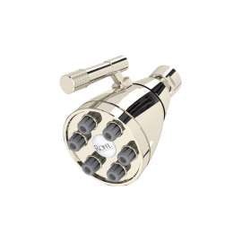 MB0190PN Graceline 3-in 6-Jet Adjustable Showerhead, Polished Nickel