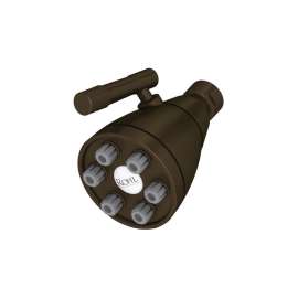 MB0190TCB Graceline 3-in 6-Jet Adjustable Showerhead, Tuscan Brass