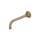 MB2045AG Graceline Wall Mount Tub Spout, Antique Gold