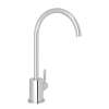 R7517APC Lux C-Spout Filter Faucet with Metal Lever Handle, Polished Chrome