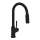 R7519MB Lux Side Handle Bar and Food Prep Stainless Steel Pulldown Faucet with Lever Handle, Matte Black