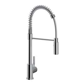 R7521APC Lux Side Handle Stainless Steel Pro Pulldown Kitchen Faucet with Lever Handle
