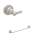 ROT1/18STN 18-in Wall Mount Single Towel Bar, Satin Nickel