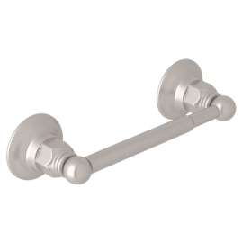 ROT18STN Wall Mount Single Spring-Loaded Toilet Paper Holder, Satin Nickel
