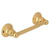 ROT18ULB Wall Mount Single Spring-Loaded Toilet Paper Holder, Unlacquered Brass