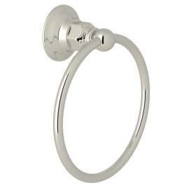 ROT4PN Wall Mount Towel Ring, Polished Nickel