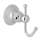 ROT7APC Wall Mount Single Robe Hook, Polished Chrome